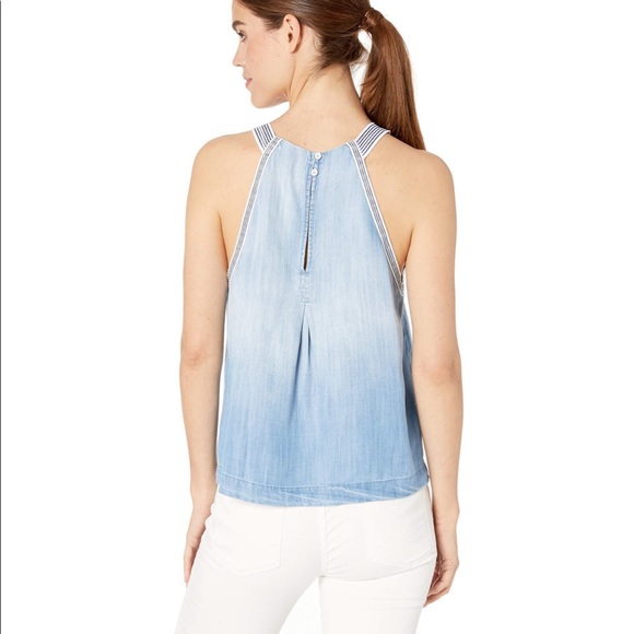 RARE - Stripe Trim Top in Silverlake Wash - Picture 6 of 9